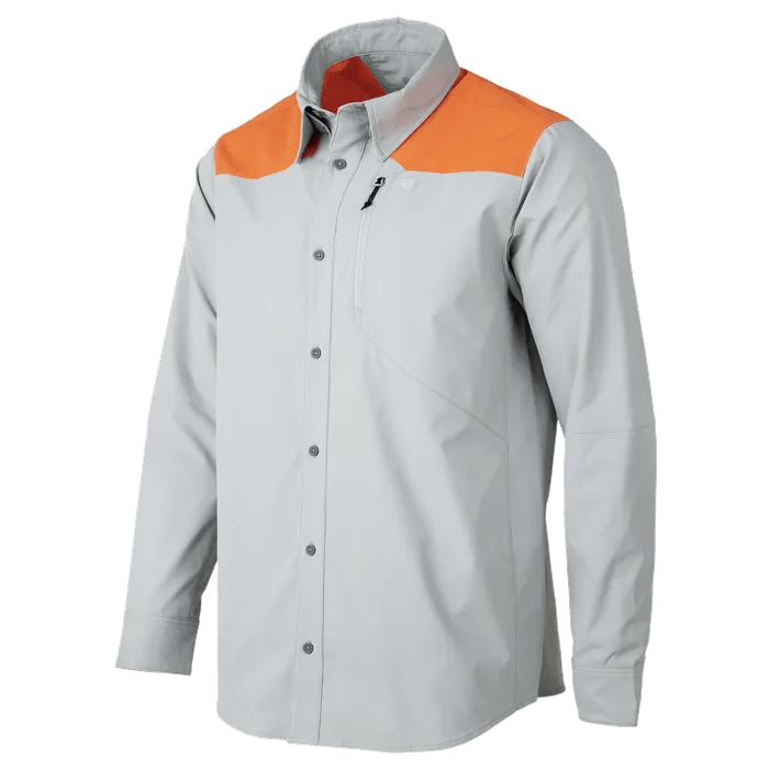 Beretta Ozark Tech Shirt Light Gray/Blaze Orange 3XL LU332T244509R3XXXL