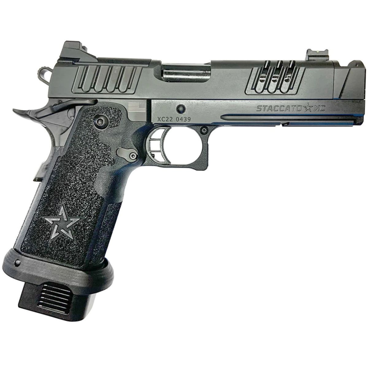 Staccato XC Compensated Competition + Duty V2 9mm DLC/DLC XC 11-1400-000100