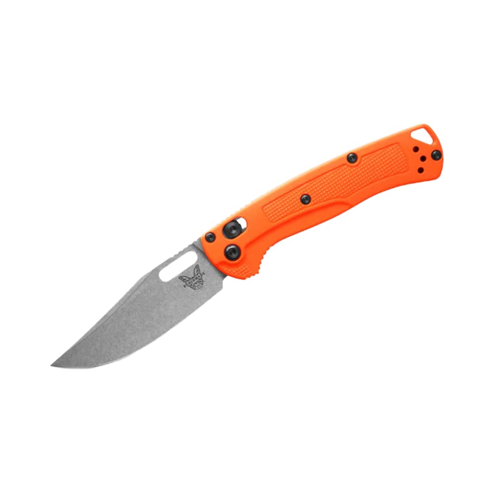 Benchmade Mini Taggedout AXIS Clip-Point Orange Grivory Knife 15533