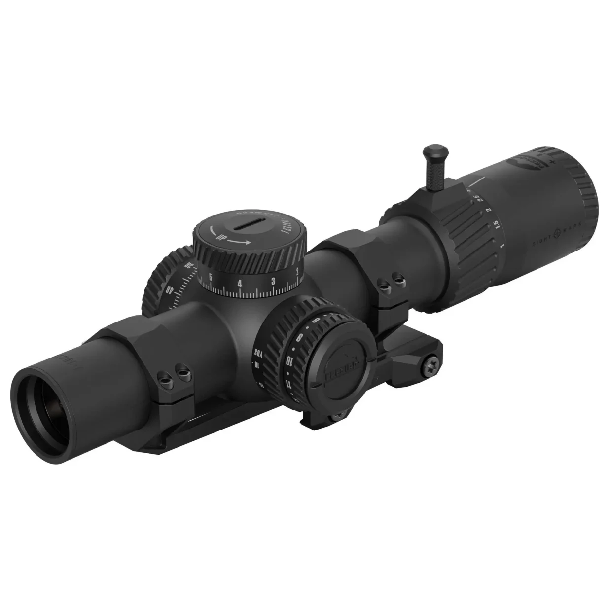 Sightmark Presidio 1-10x26mm 1.34 inch Tube Second Focal Plane SM13144CRE CRED10 Fiber Black Riflescope SM13144CRE
