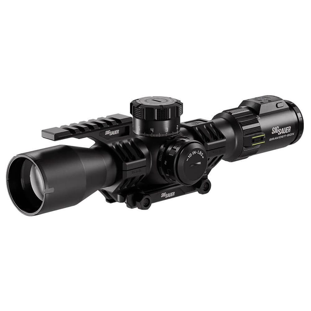 Sig Sauer Bravo6T-BDX 3-18X 44mm Digitally Enhanced Ballistic Riflescope w/1.250" Alpha5 Mount SOBBDX63102