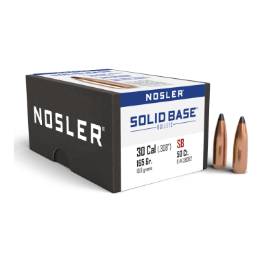 Nosler Solid Base SB-30 165g SP (50ct) Bullets 38062