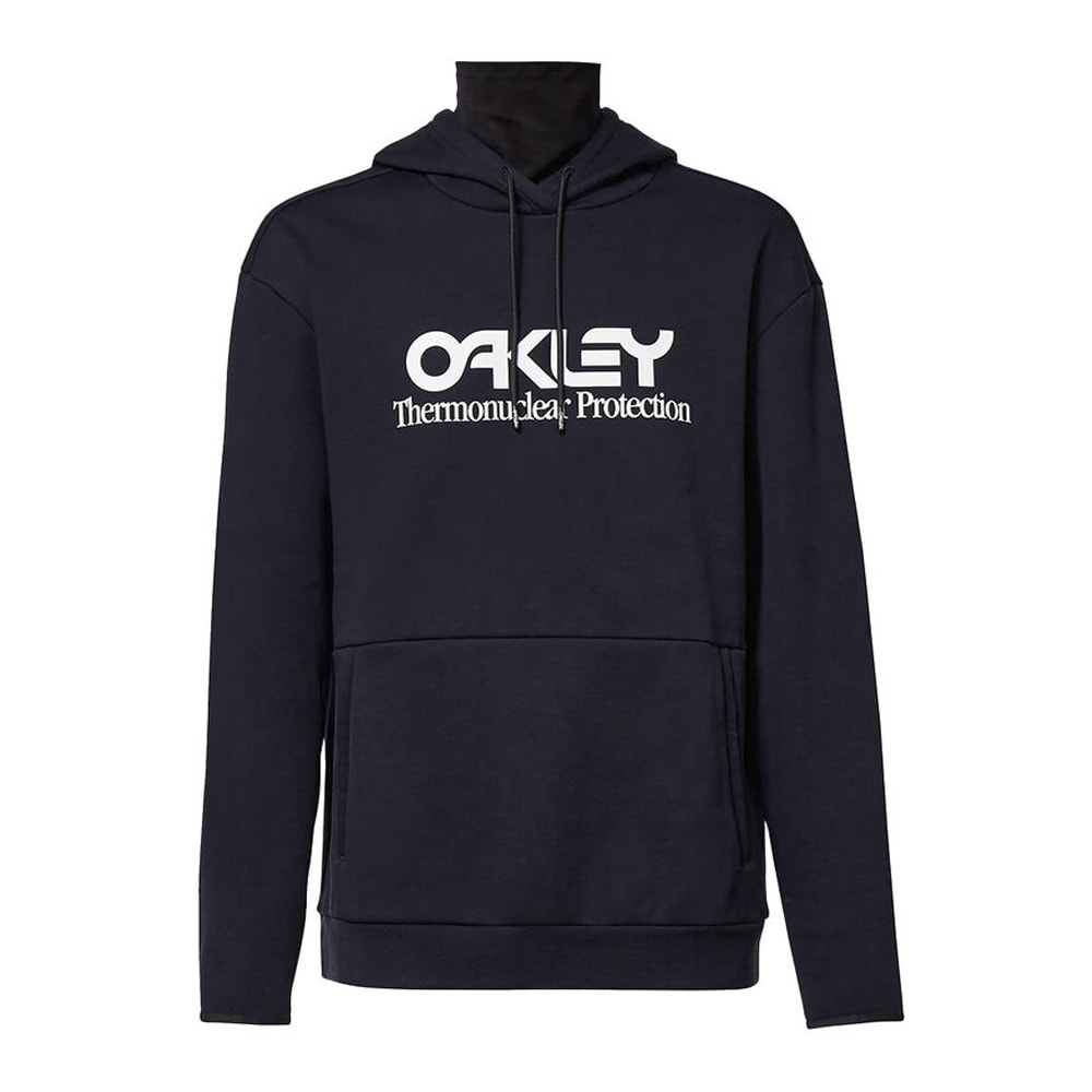 Oakley Men's Black/White S Snow Rider Long 2.0 Hoodie FOA402381-022-S - Main Image