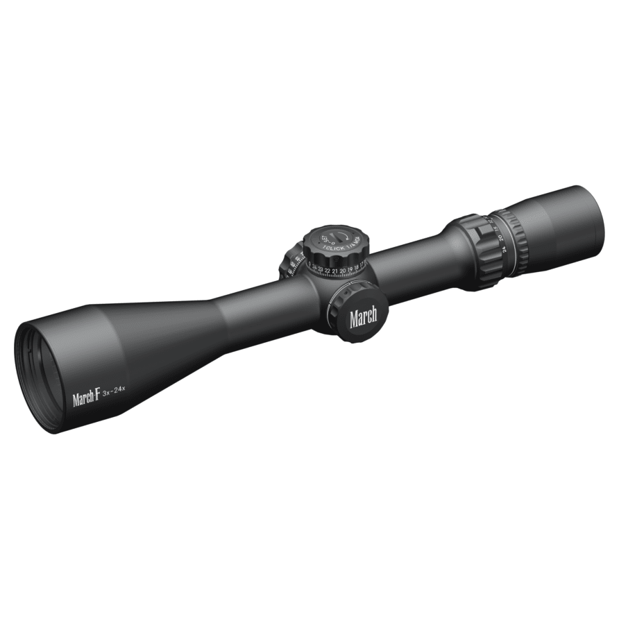 March F Tactical 3-24x52 FMA-2 Reticle 1/4MOA FFP Riflescope D24V52FMA