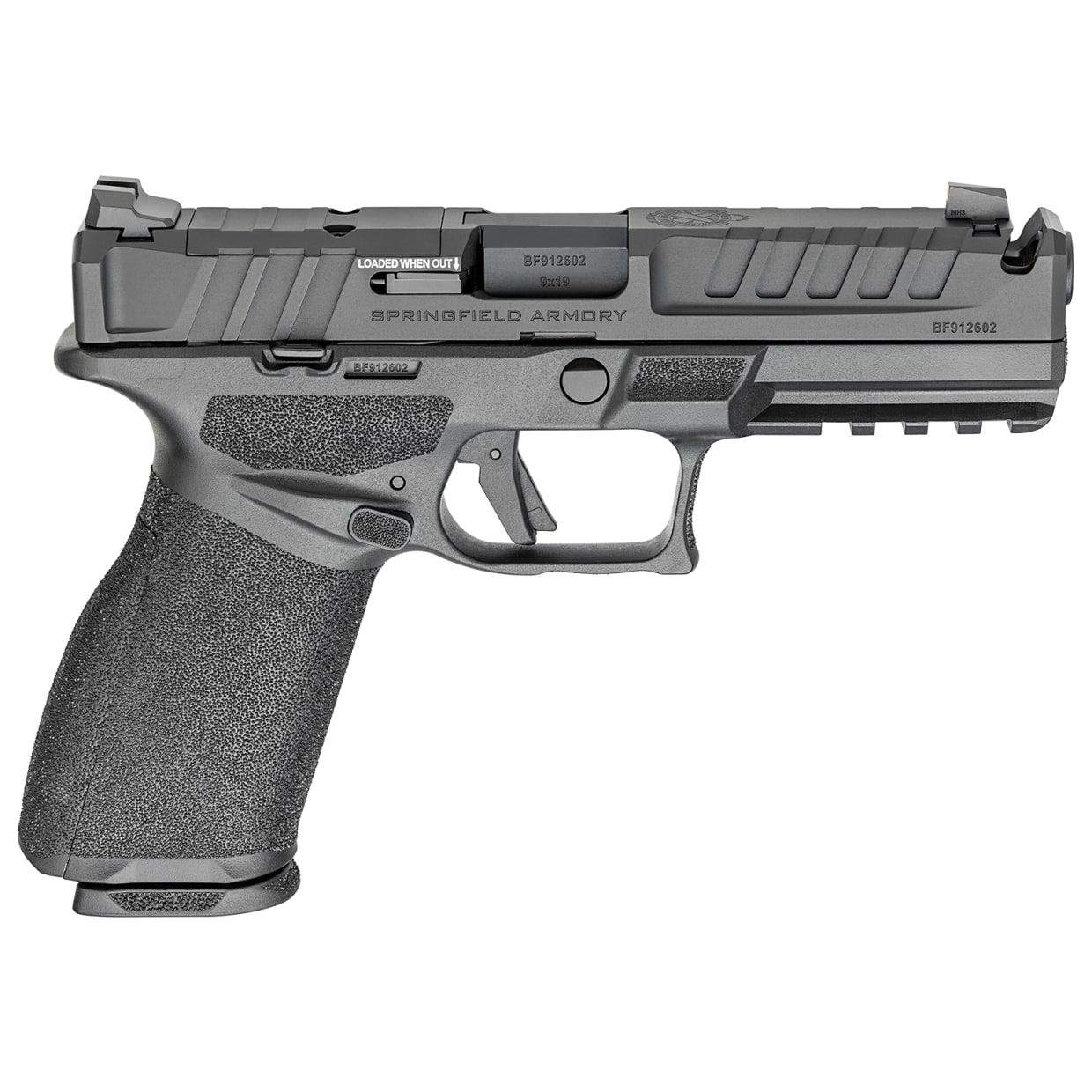 Springfield Armory Echelon 4.5F 9mm 4.5"Bbl Full Size Black CA Compliant Handgun w/U-Dot Tritium Sights, Integrated Comp, 2x10rd Mags EC9459BCA-U-COMP - Main Image