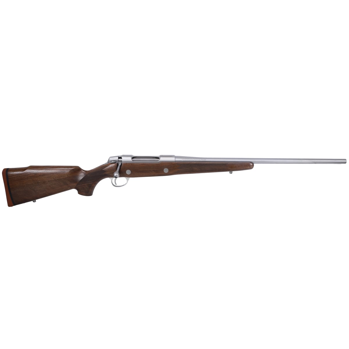 Sako 90 Hunter Stainless Steel 30-06 SPRG No Sights 22.4 BBL 1:10 TPI RH Std Trig 5RD Wood / Oiled Brown J05325