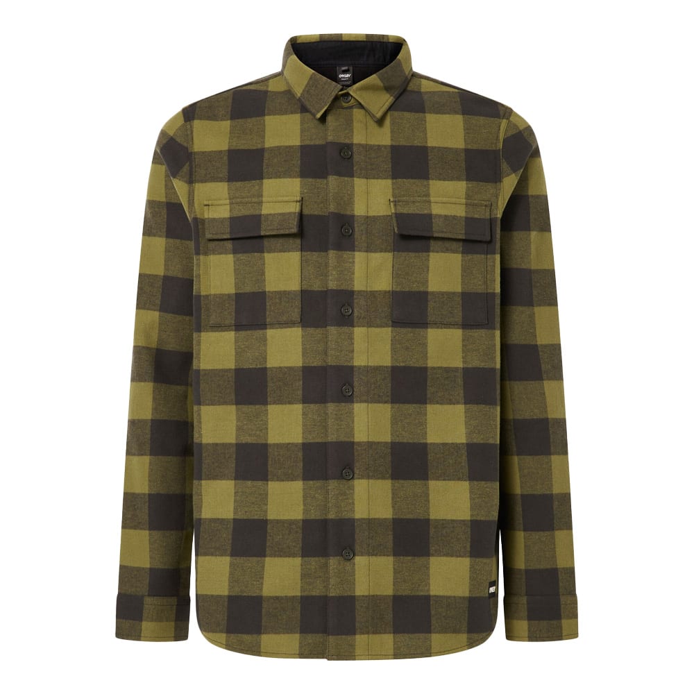 Oakley Men's New Dk Brush/Fern Check XL Lifestyle Bear Cozy Flannel FOA402577-73S-XL - Main Image