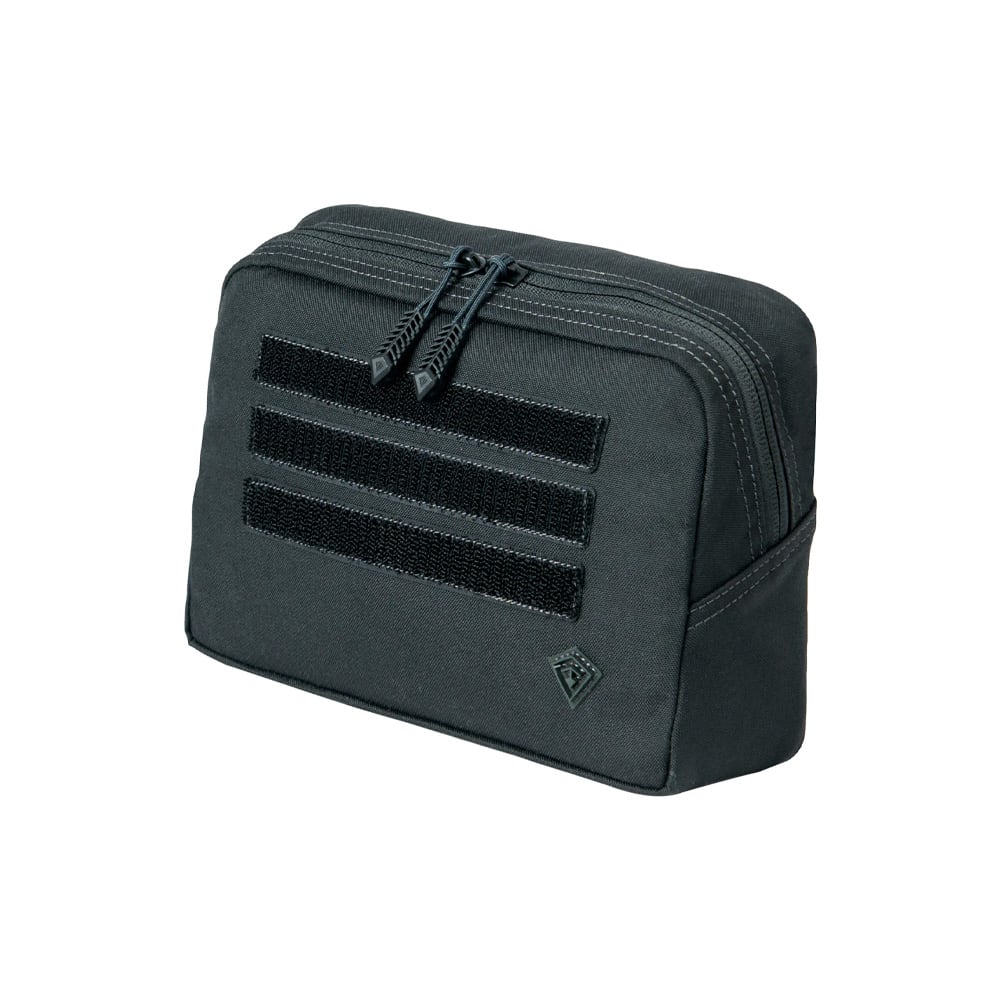 First Tactical Tactix 9x6" 500D Nylon Black Utility Pouch w/ Reversible Foam Sleeve 180013-019-1SZ - Main Image