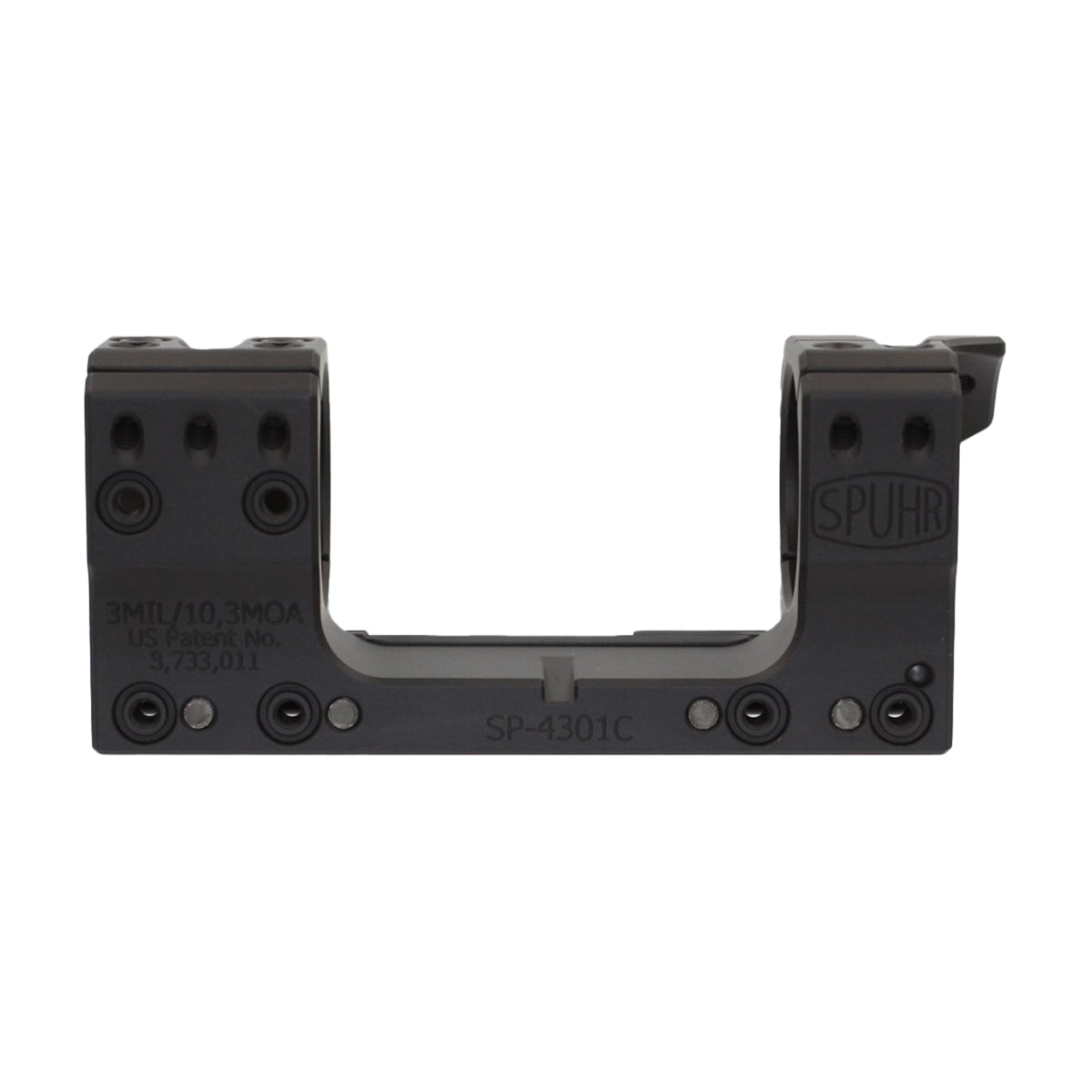 Spuhr Steel Side Clamp Picatinny Scope Mount 34mm H30mm/1.18" 3MIL PIC Gen3 SP-4301CM