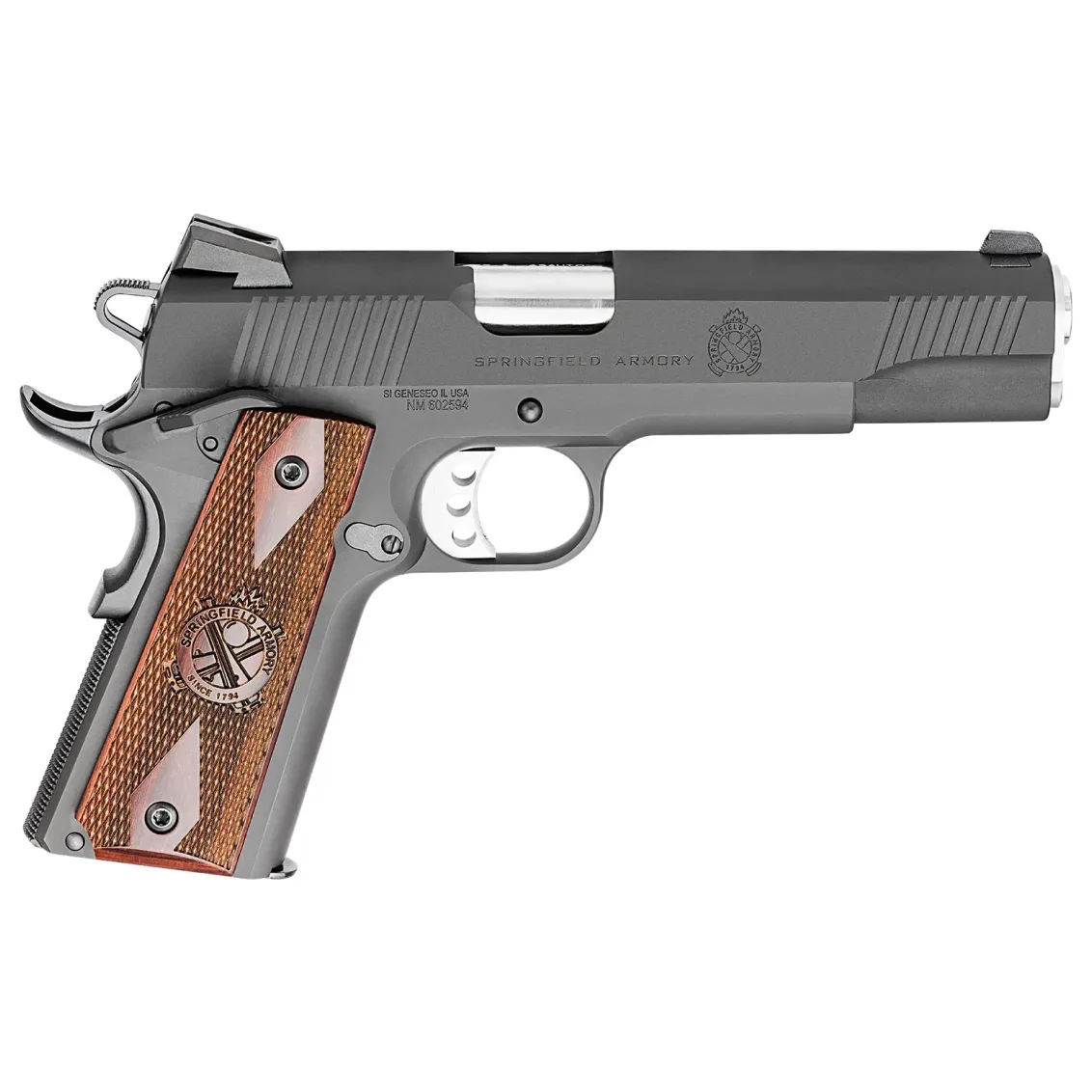 Springfield Armory 1911 Loaded .45 ACP 5" Bbl Black Handgun w/ 3-Dot Tritium Sights, Speed Trigger, 2x7rd Mags PX9109LCA - Main Image