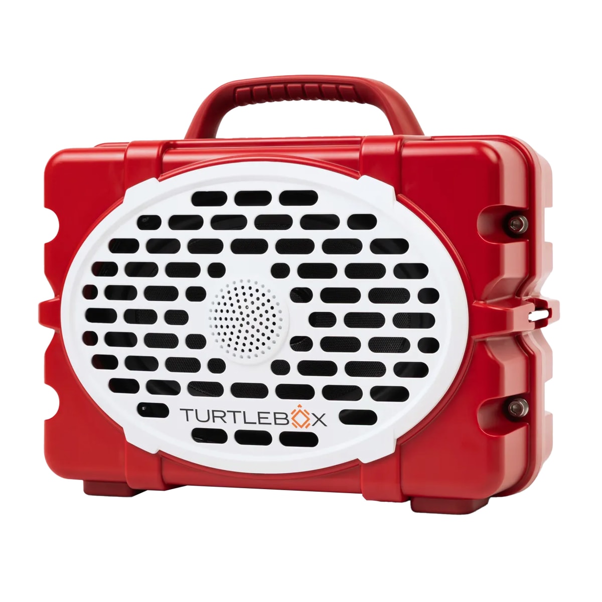 Turtlebox GameDay Series 2.0 Original Outdoor Bluetooth Speaker w/ Party Mode, Waterproof, 25hr Battery, Crimson/White TB-ORIG-G3-CRIM-WHT-CRIM-2 - Main Image