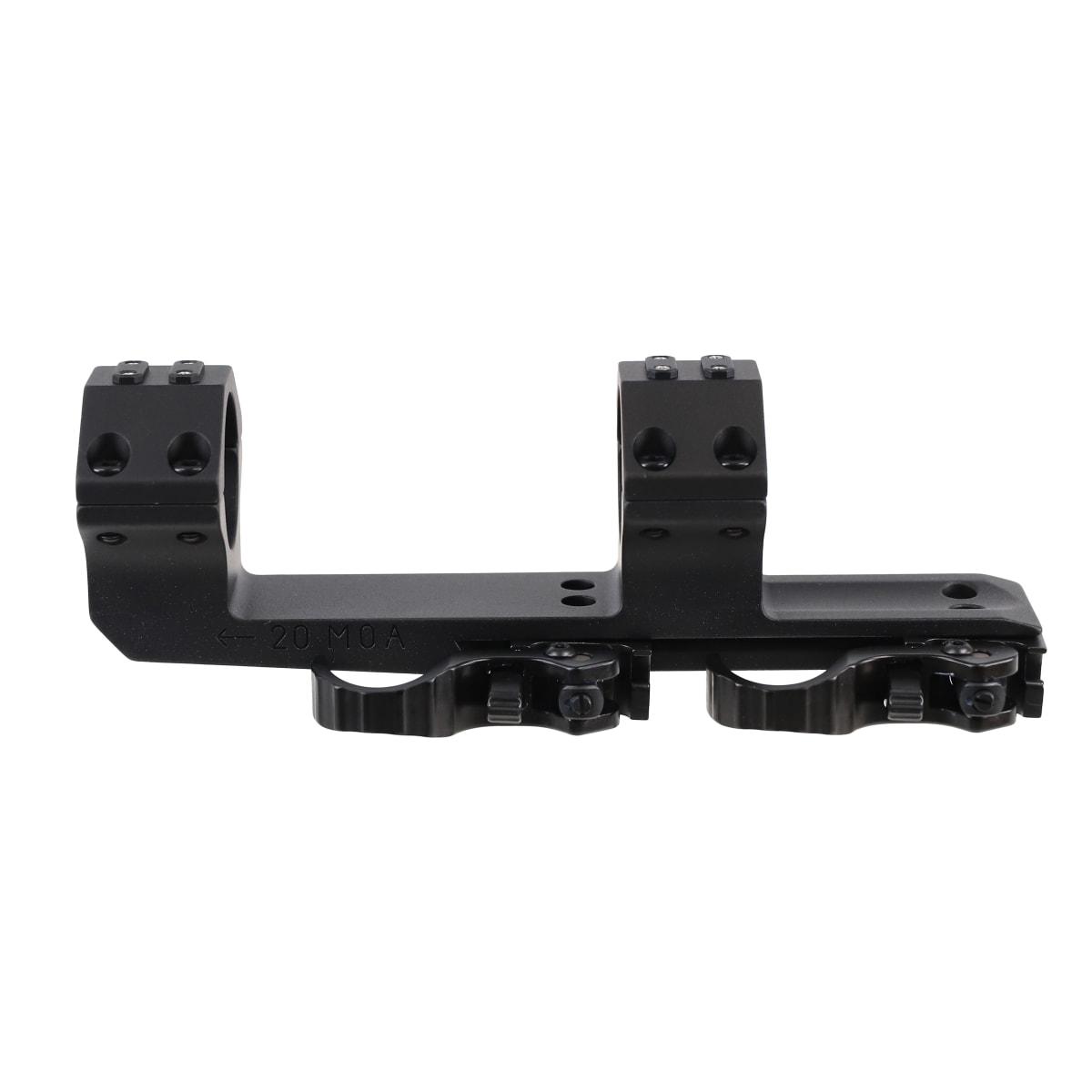 ERA-TAC Gen 2 One-Piece 30mm Diameter 20MOA 22mm High 3" Extended Offset Lever-Mounting Block Mount T4033-2022 - Main Image
