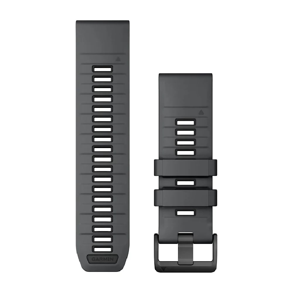 Garmin QUICKFIT 26 Slate Gray/Black Silicone Watch Band 010-13393-11