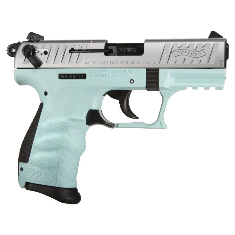 Walther P22Q .22 LR Angel Blue 10rd Pistol 5120769