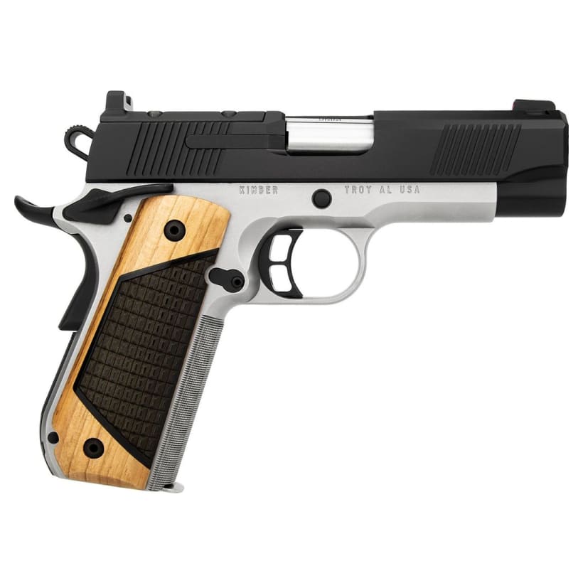 Kimber 1912 Next Generation Pro Two-Tone OR .45 ACP 4" Bull Bbl w/ Black Walnut Grips RMR Plate GT Performance Trigger 2x7rd Magazines 3500404 - Main Image