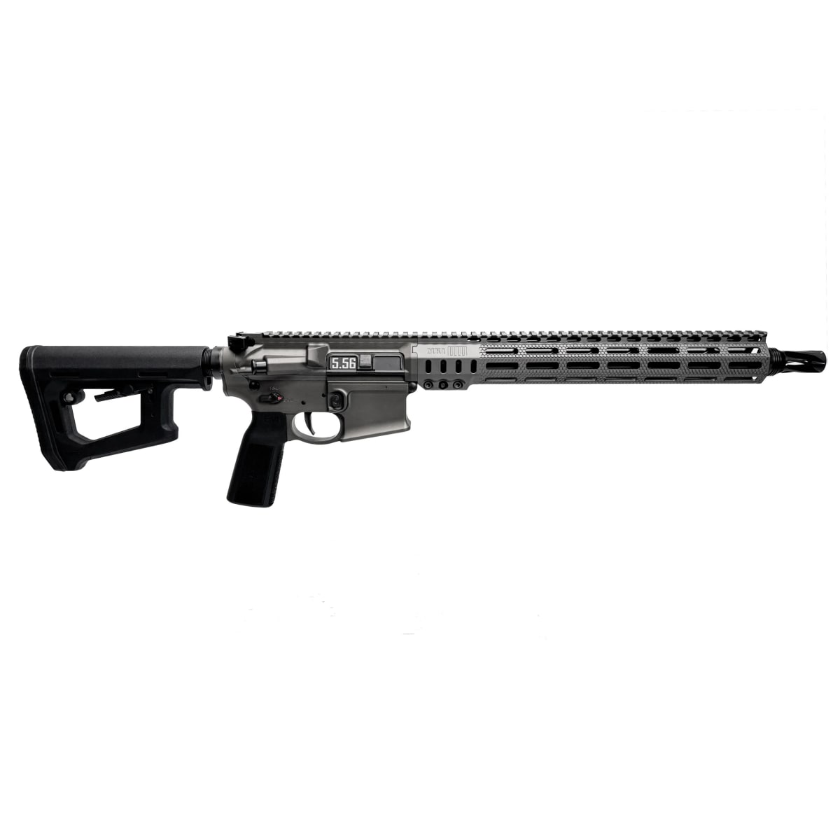 Sons of Liberty Gun Works MK1 Recce Rifle 14 .5"Bbl 5.56 P3 416 Stainless Steel Med.Contour Cable Management Rail MK1-RECCE-556-145SS-RIFLE-A-BLK - Main Image