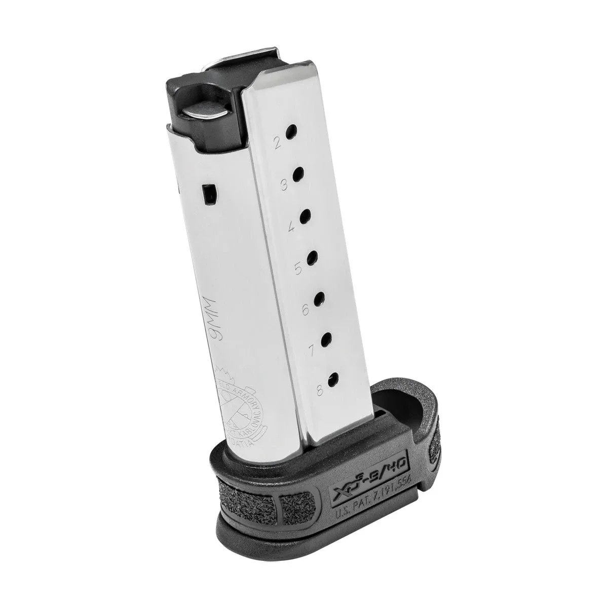 Springfield Armory XD-S Mod.2 9mm 8rd Magazine w/Black Sleeve XDSG0908 - Main Image