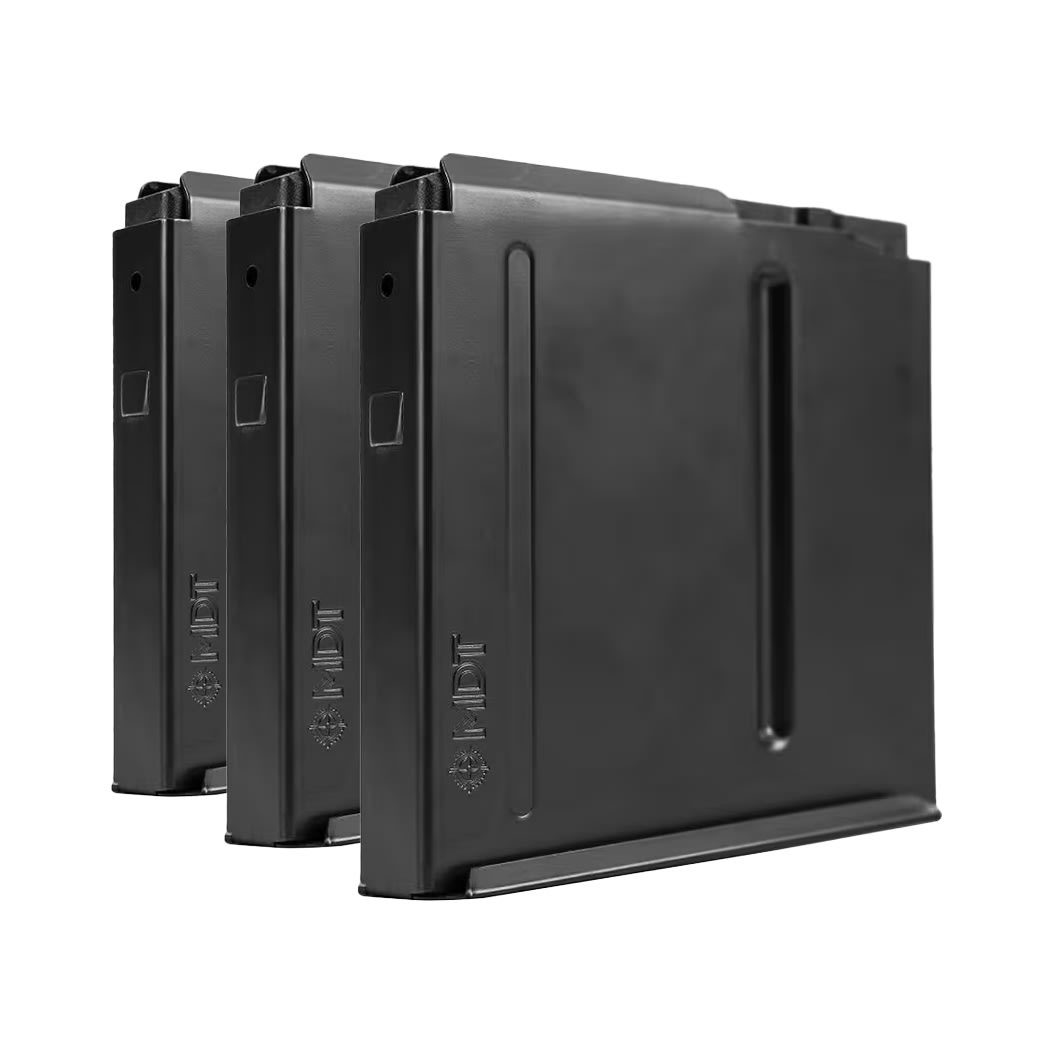 MDT 3-Pack LA .300 WM 3.56 5rd Blk Metal Magazine Bundle 102142-BLK-MDT-KIT-3X - Main Image