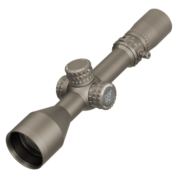 Nightforce NX8 2.5-20x50mm F1 ZeroStop .25 MOA CW MOAR Illum PTL Dark Earth Blemished Riflescope C685 - Main Image