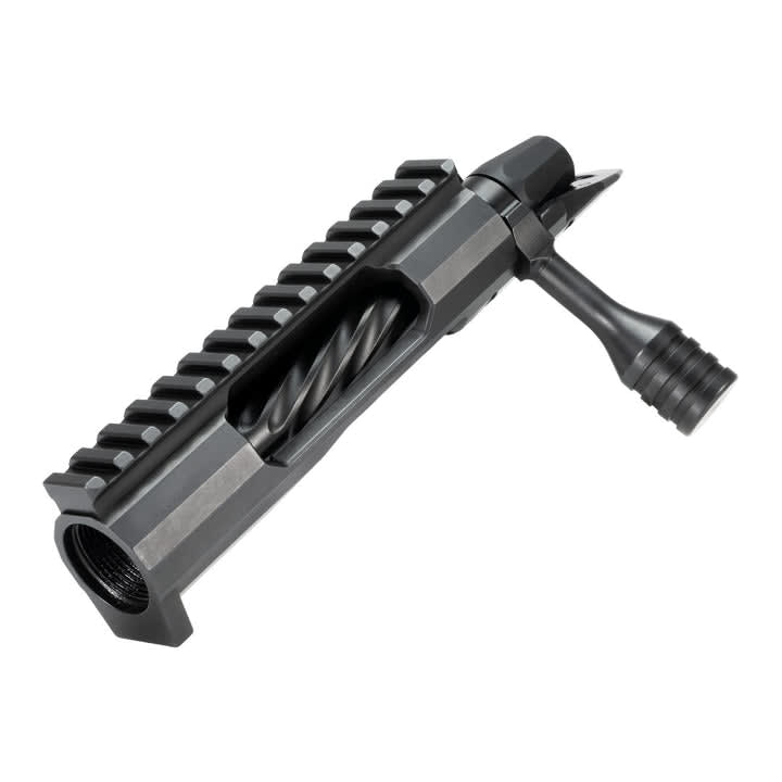 Lone Peak Fuzion Short LH .308 Bolt Face 75 Degree Throw AW Nitride Finish Full Rail Tactical Knob Action 117060-SBN - Main Image