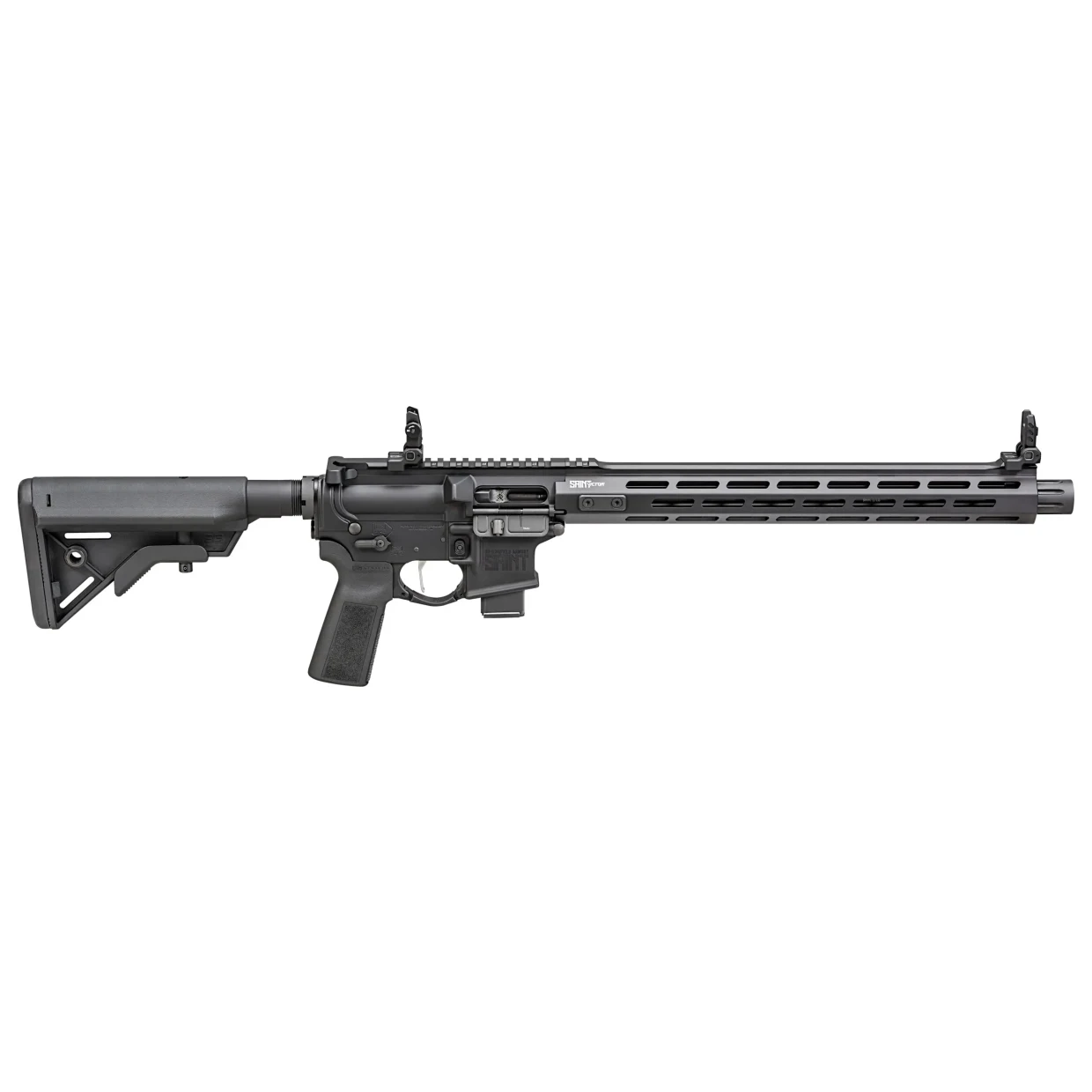 Springfield Armory Saint Victor 9mm 16" Bbl Black Rifle w/ B5 Stock, Adj Flip-Up Sights, 1x10rd Mags STV91609BLC - Main Image