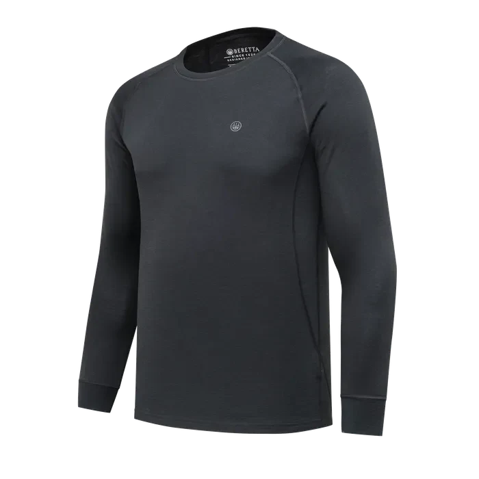 Beretta Elite Pro Merino LS Crew Neck Black XXXL IM381T25330999XXXL