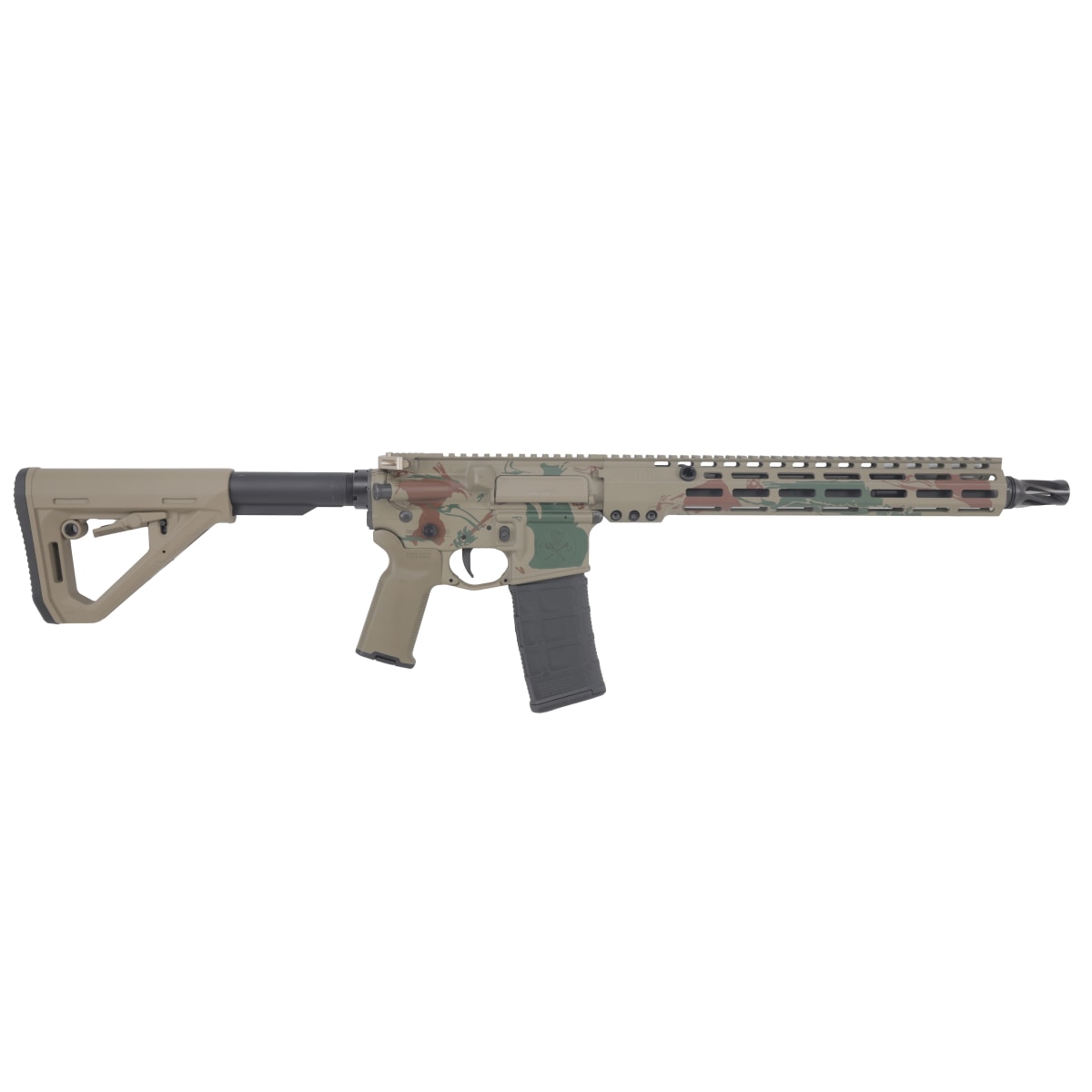 Sons of Liberty Gun Works Craighead OB1 Rifle 14 .5"Bbl 5.56 P&W HUX mount Magpul w/Railscales Black Beard Boarding Party LP-OB1-556-145-HUX-RIFLE-CK - Main Image