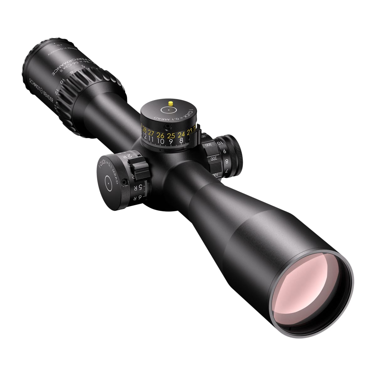 Schmidt Bender 6-36x56mm CM II High Performance US LPI TR2ID 0,05 mrad ccw MT II MTC LT / DT II+ ZC LT Riflescope 16A-911-43F-I5-H5