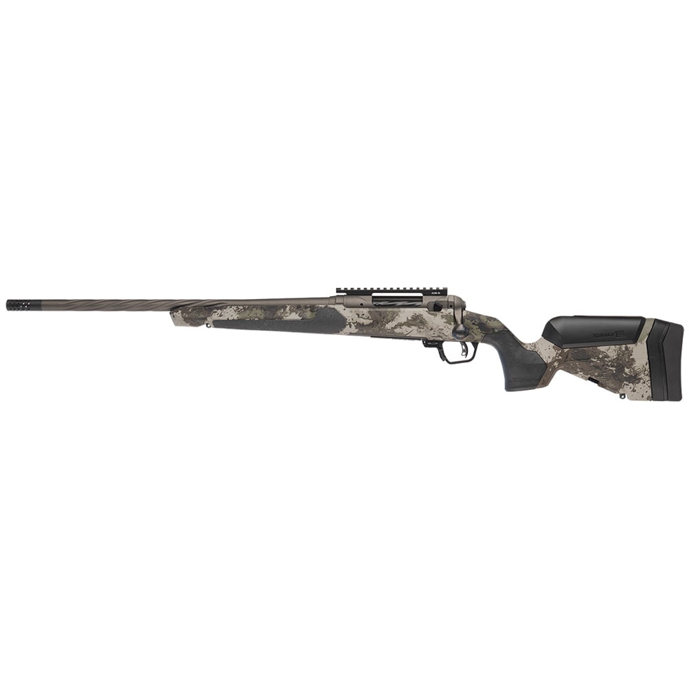 Savage Arms Model 110 CORE HUNTER PRO WOODLAND LH .270 Win 20"Bbl 1:10 Fluted MLOK Slots Interchangable Grips 1-piece Rail Bolt Action Rifle 32592 - Main Image