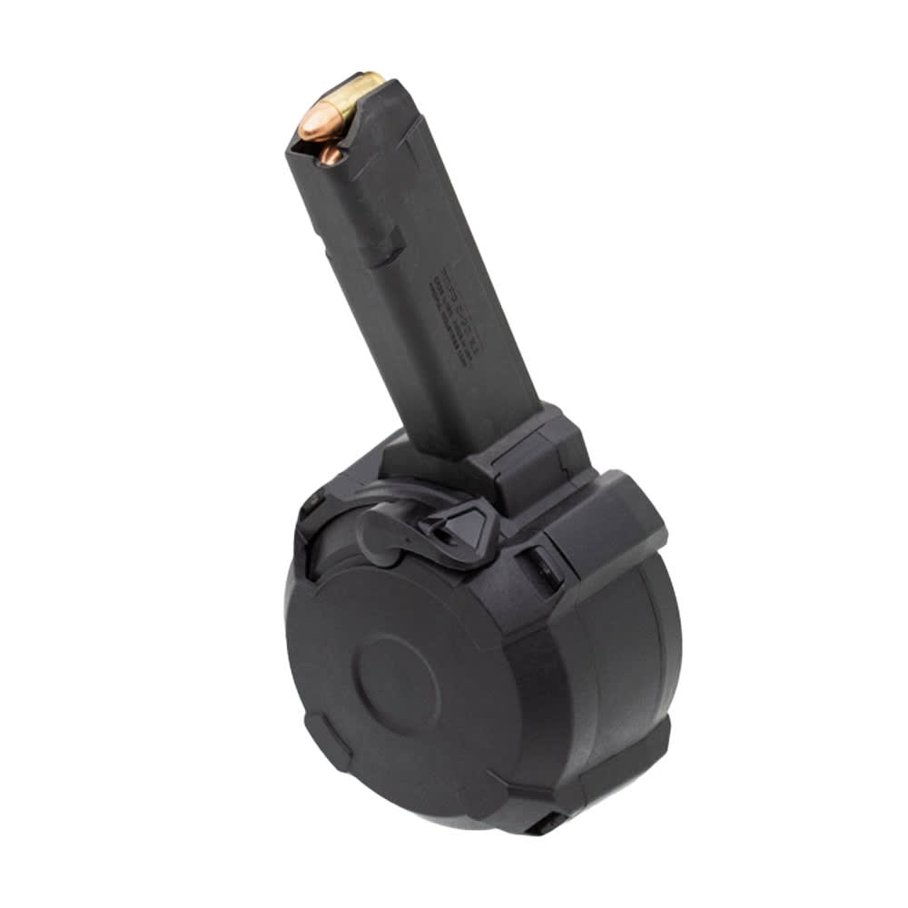 Magpul PMAG D-50 GL9 9mm 50rd Black Polymer Drum Magazine MAG1033-BLK - Main Image