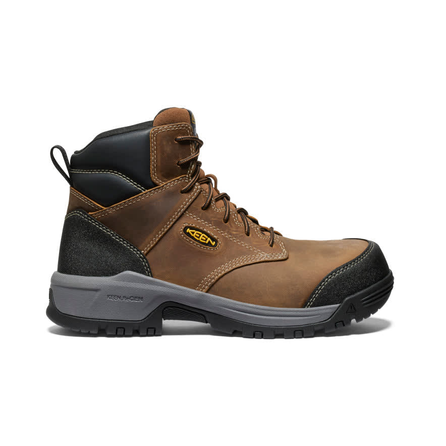 Keen Core Work Evanston 6" Esd Men's Bison/Black 9 EE 1029390-9EE