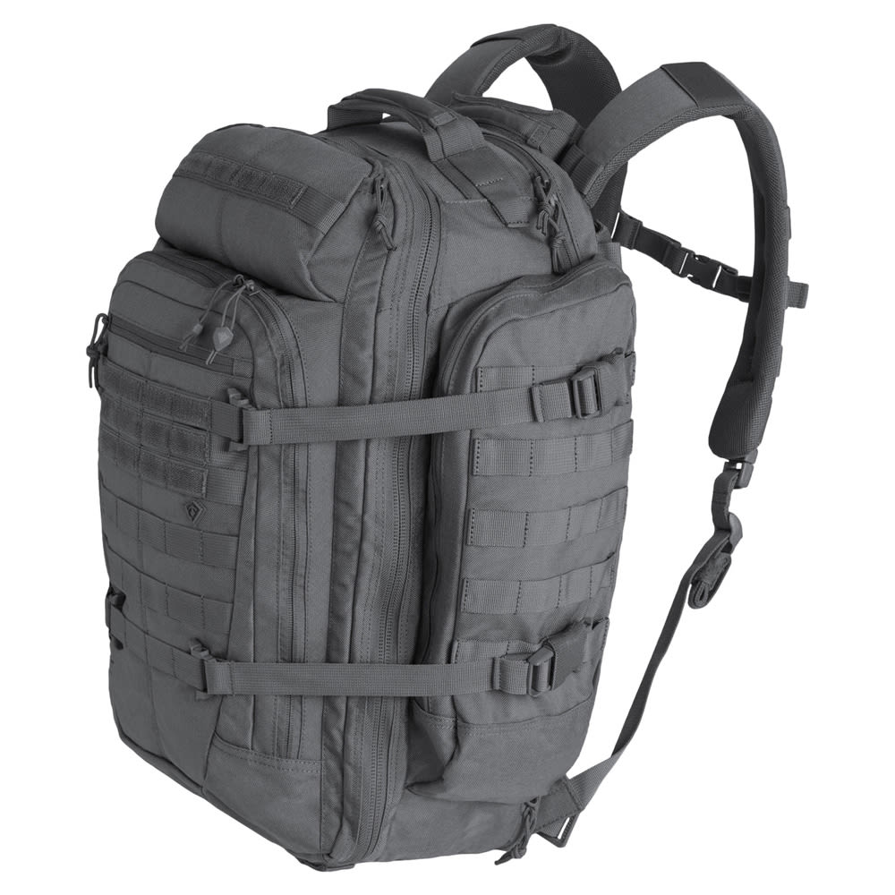 First Tactical Specialist 3 Day 56L Wolf Grey Backpack w/ Shovel Backboard & YKK Zippers 180004-036-1SZ - Main Image