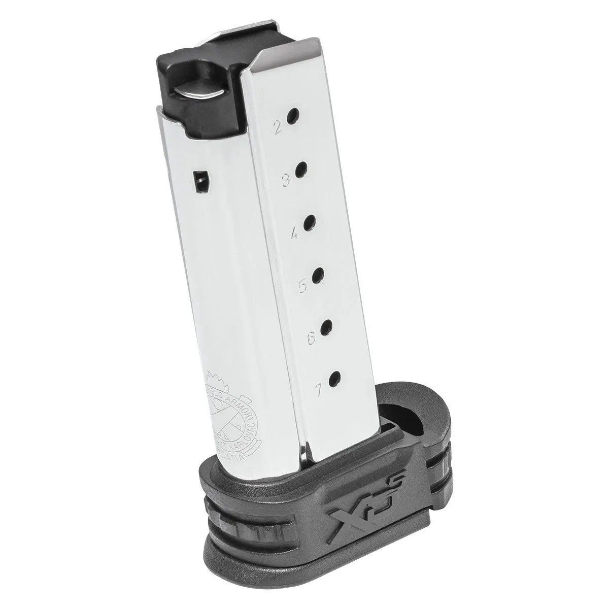 Springfield Armory XD-S .40 S&W 7rd Magazine w/Black Sleeves for Backstraps 1 & 2 XDS4007 - Main Image