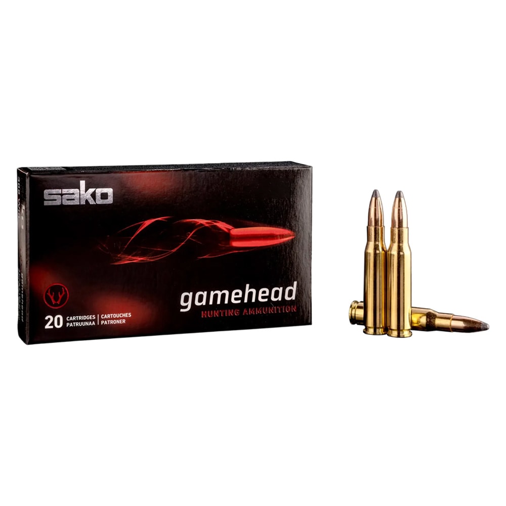 Sako .243 Win Sako 90gr Gamehead Soft-Point Ammunition, Box of 20 P615012E - Main Image