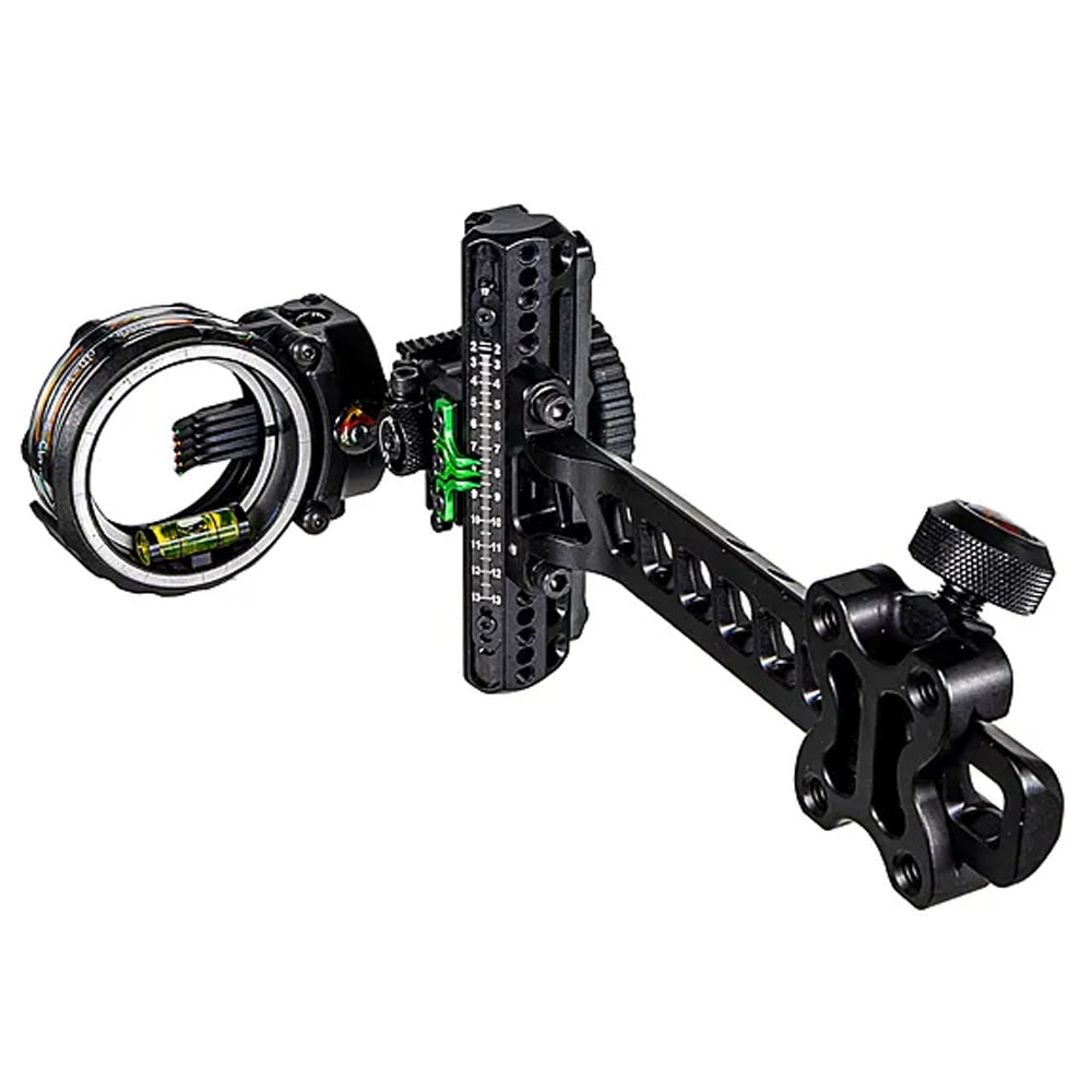 Driver Slider Sight - Standard Pro Bar - w/ AccuStat II Scope - Micro 5 Pins - .010 Fiber - Stealth ADVR-S510-4AB