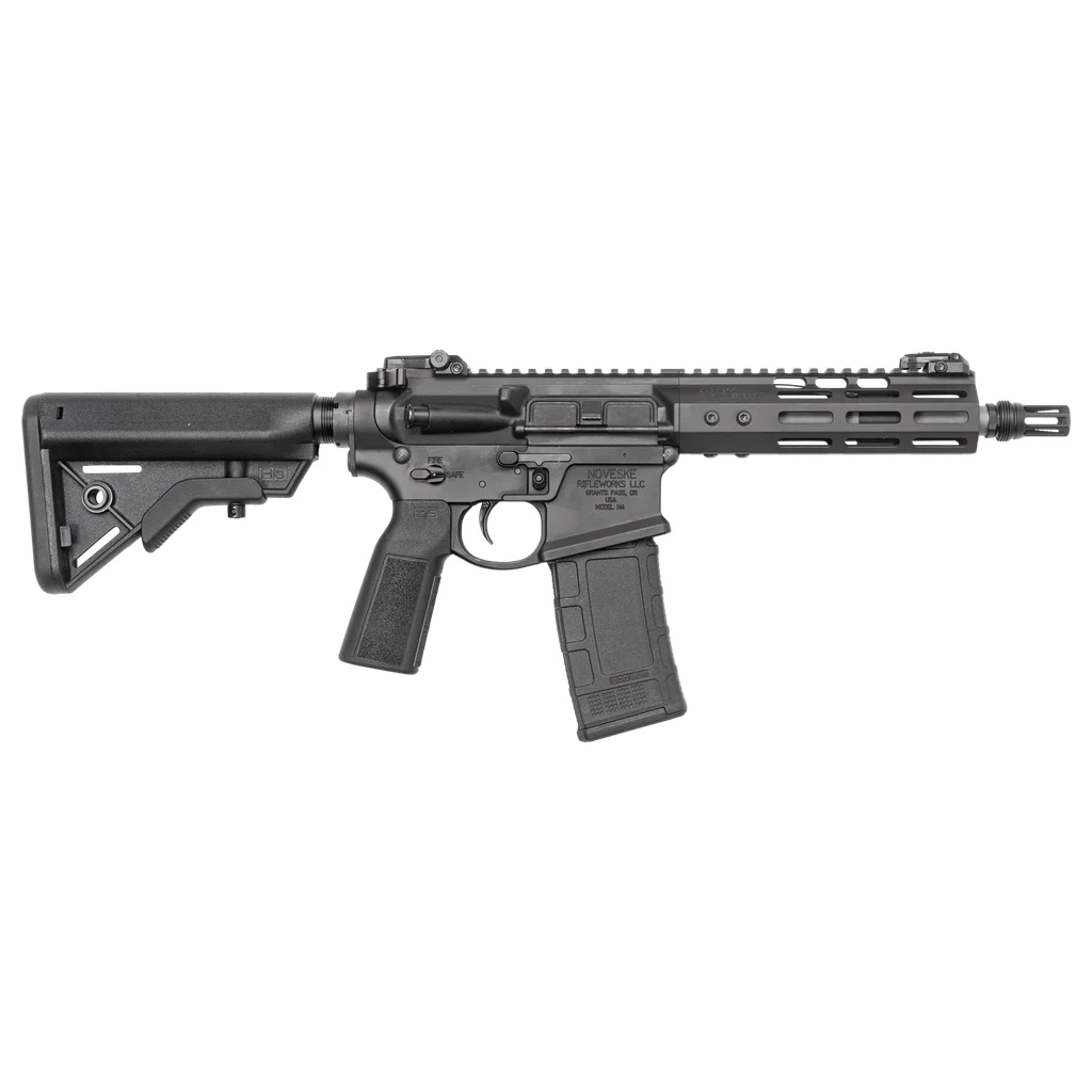 Noveske N4 Diplomat Lo-Pro .300 BLK 5/8x24 1:7 SS 7.94" Bbl Pig Pen FH NSR-7 M-LOK Love Handle NSS Trigger Bravo Stock Type 22 Grip Black SBR 2001220 - Main Image
