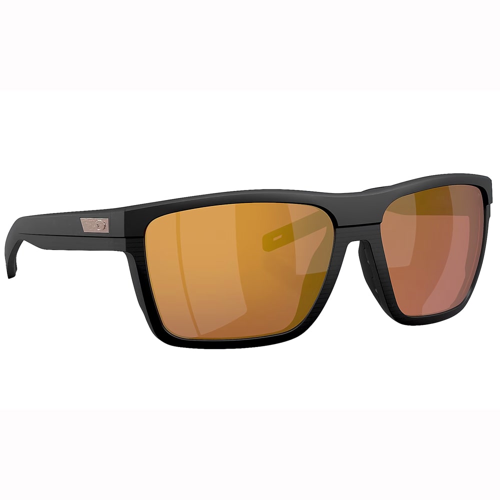 Costa World Ocean Day Pargo Netplus Black Frame Sunglasses W/Gold Mirror 580G Lenses 06S9086-90860761