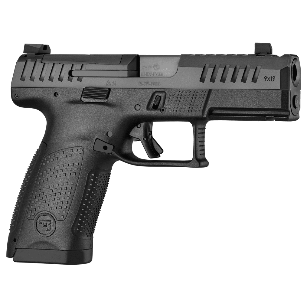 CZ-USA P-10 C OR PORTED 15 rd Blk Handgun w/Polymer Frame, Integrated Compensator,Nocturne-Style Sights 91578
