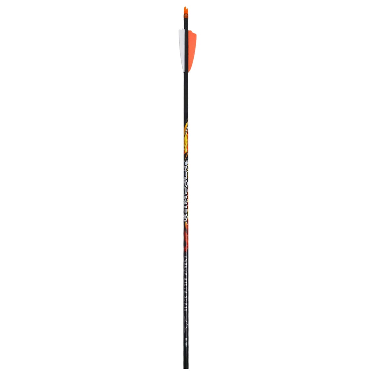 Black Eagle 15/64" Factory Fletched Arrow X Impact 2.5" Shield Cut 6 Pk .001"-400 33890