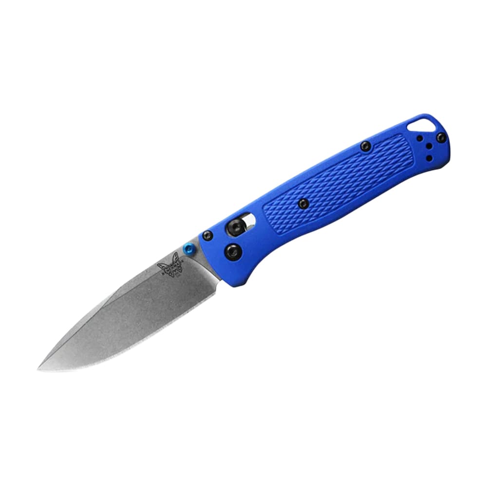Benchmade Bugout AXIS Drop-Point Blue Grivory Knife 535
