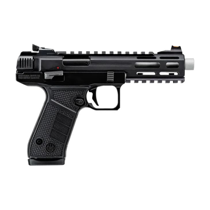 Beretta B22 Jaguar Tac Metal w/Threaded Barrel .22LR 5.25" Bbl Black Competition Handgun w/(2) 15 Mags JB22TACMET15