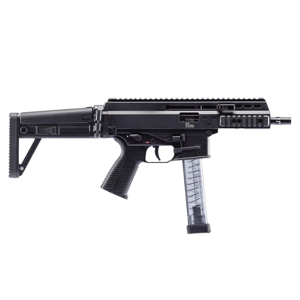 B&T APC9 FRT 9x19mm 1:10 6.8" Bbl 3-Lug Muzzle Rare Breed Forced Reset Trigger B&T Lower Receiver SBR (NFA) w/(1) 30rd Mag BT-36039-SBR-MBT-FRT - Main Image