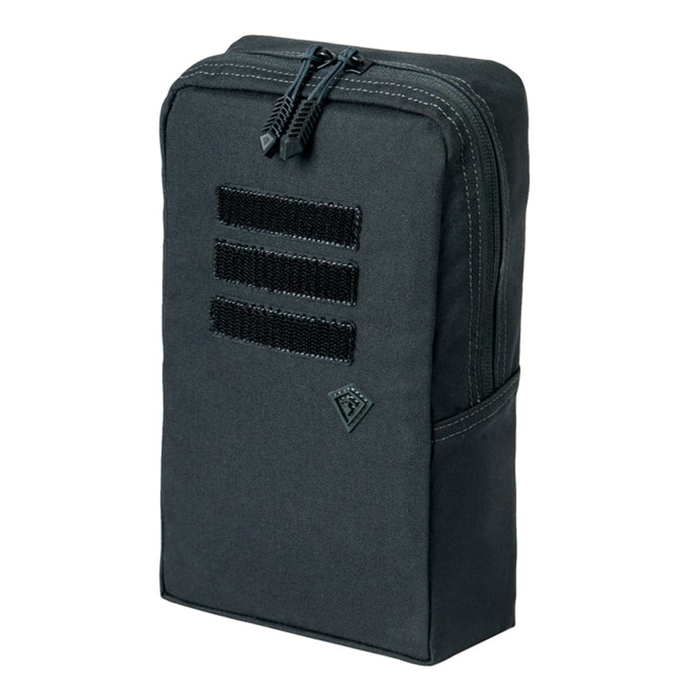 First Tactical Tactix 6x10" 500D Nylon Black Utility Pouch w/ Reversible Foam Sleeve 180014-019-1SZ - Main Image