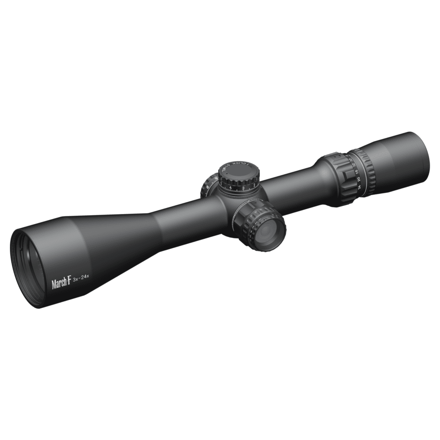 March F 3-24x52mm FFP FML Reticle 0.1MIL 6Level Illum Riflescope D24V52FIMLN-FML