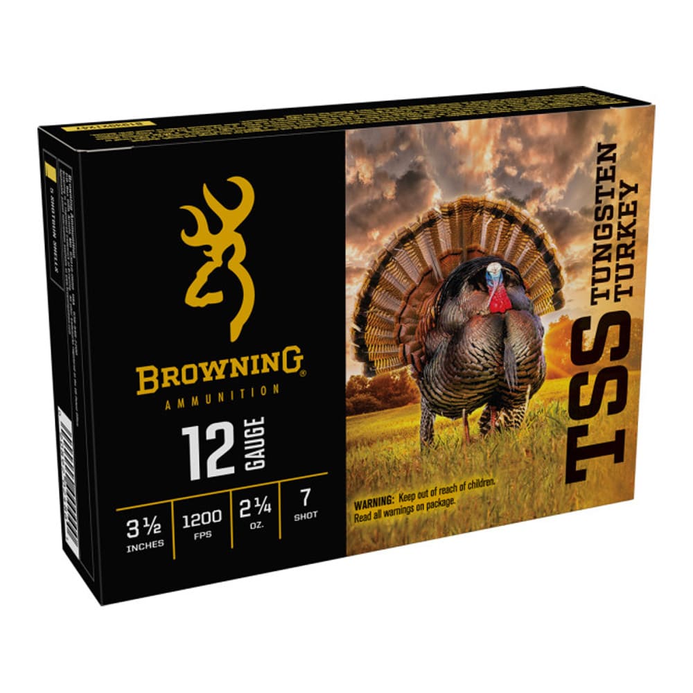 Winchester 12ga 3-1/2" #7 TSS Tungsten Turkey 2-1/4oz Case of 50 Shells B193921247-CASE - Main Image