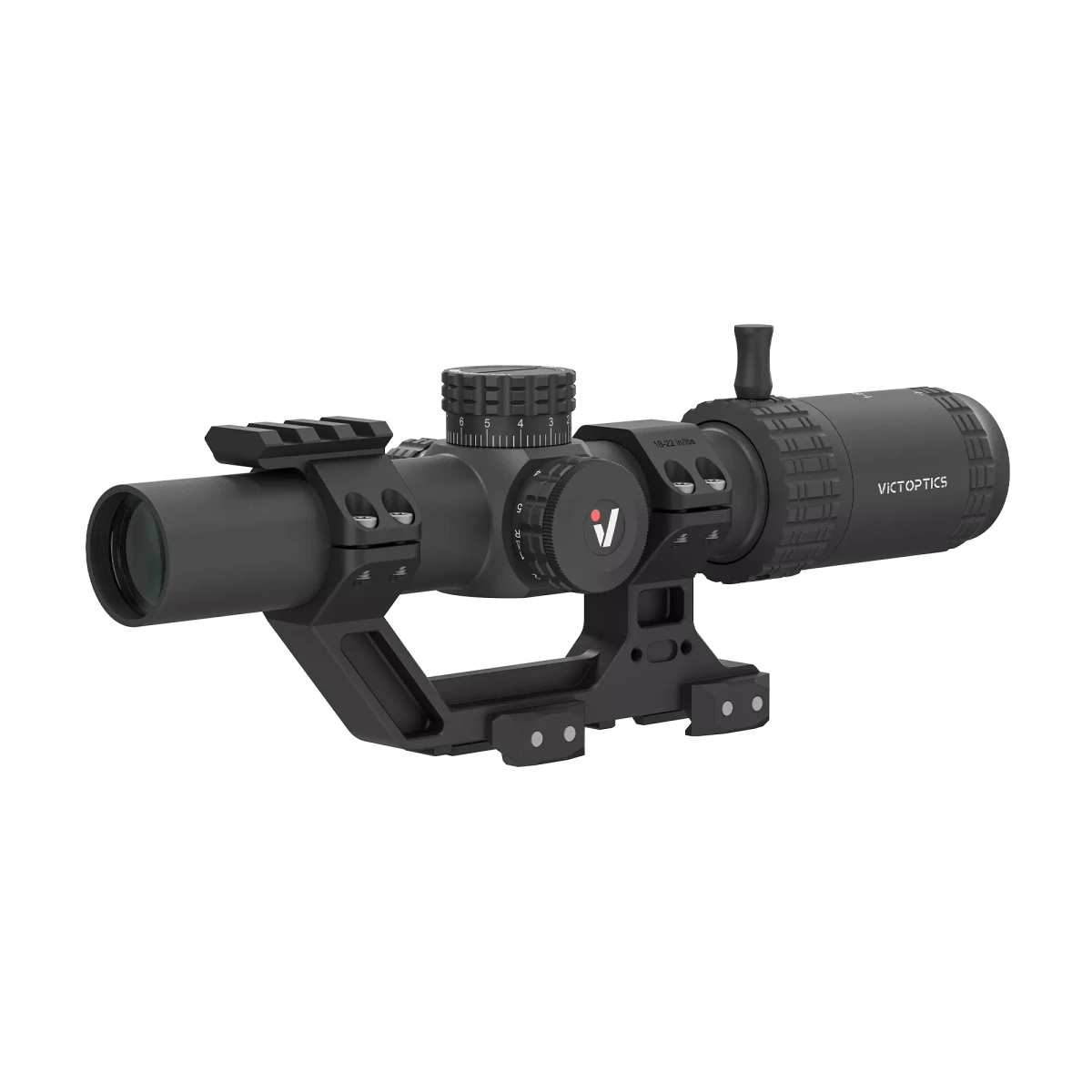 Vector Optics S6 1-6x24 SFP Illuminated Riflescope Kit w/30mm 1-Piece 1.93" Height Mount, Etched VI-CTSIX Reticle OPSL122 - Main Image