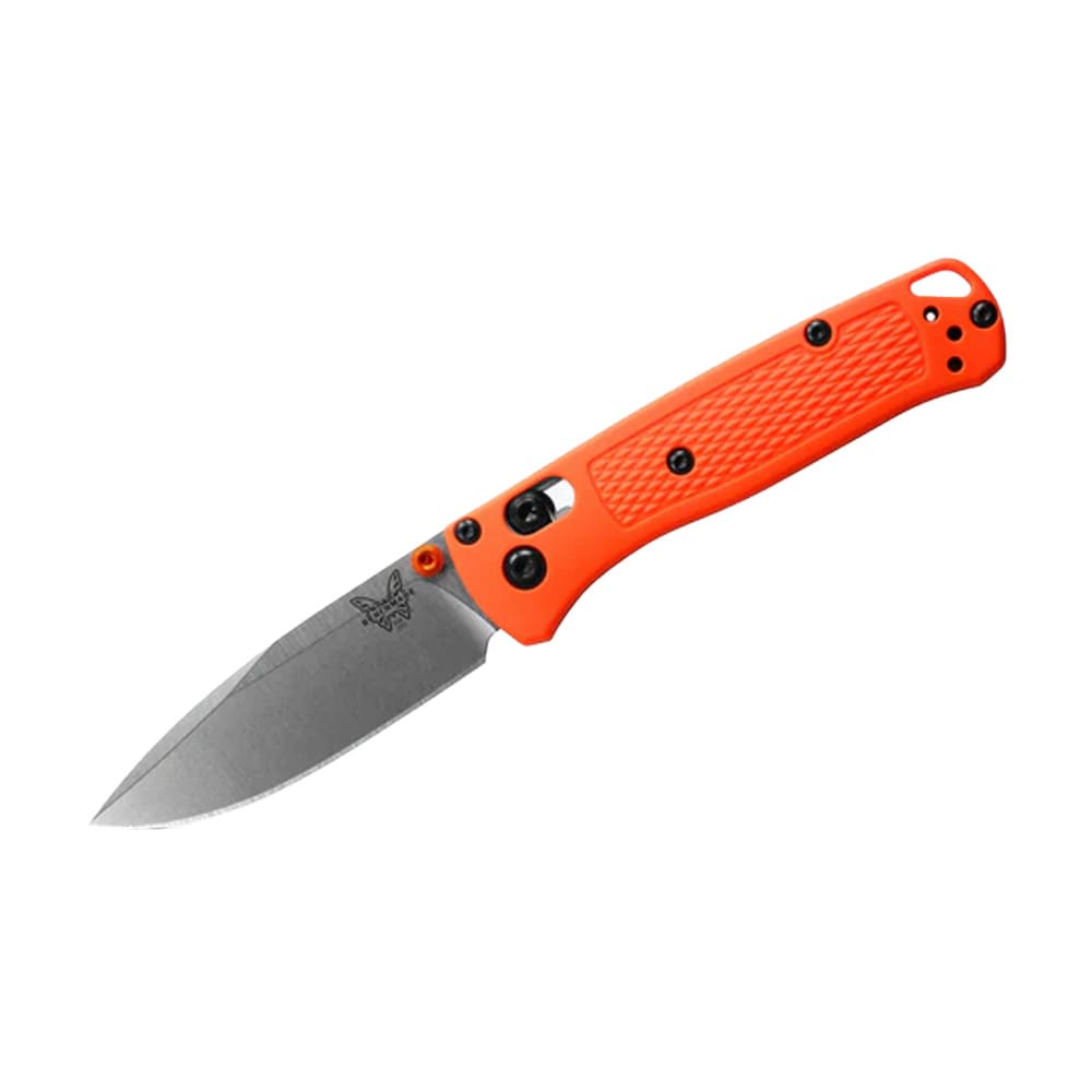 Benchmade Mini Bugout AXIS Drop-Point Orange Grivory Knife 533