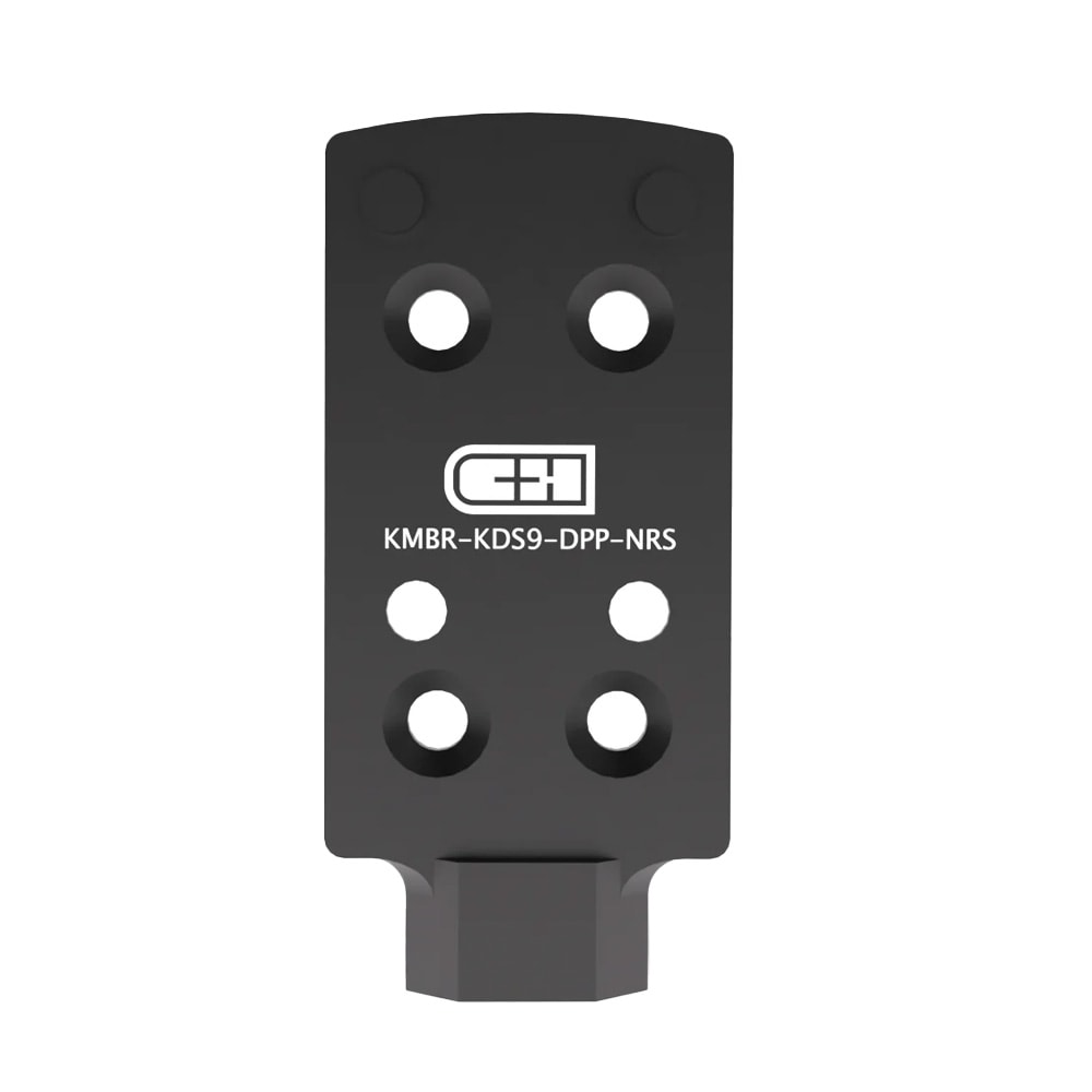 C&H Precision Aluminum Optic Plate for Kimber KDS9 to Delta Point Pro, EOTech EFLX, Vortex Defender ST/XL, No Rear Sight KMBR-KDS9-DPP-NRS - Main Image