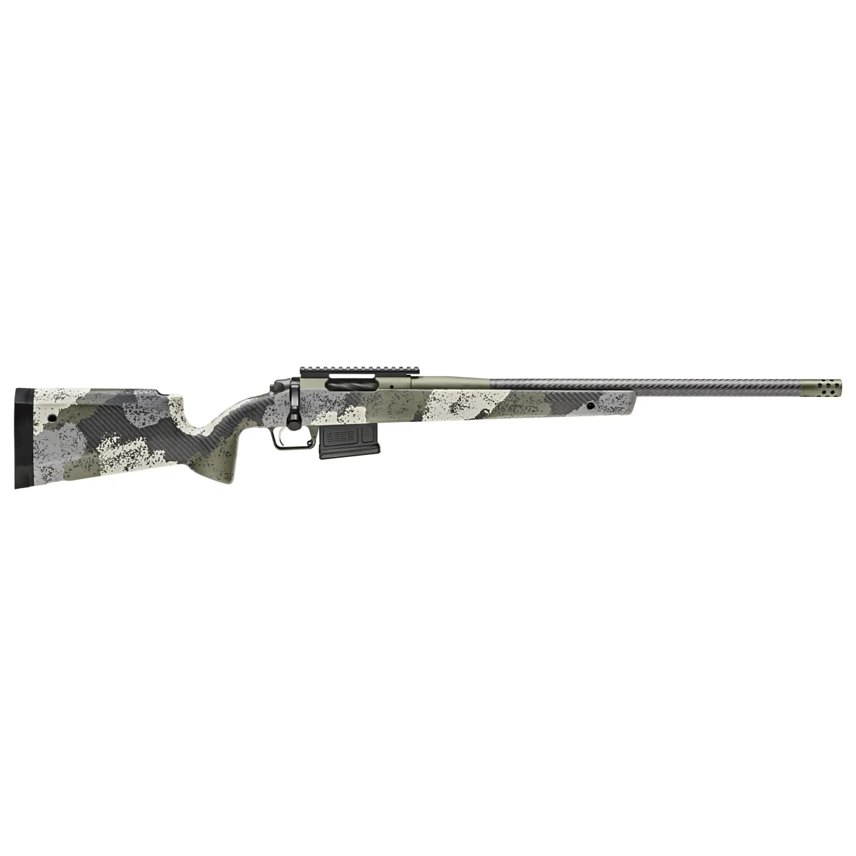 Springfield Armory Model 2020 Waypoint 6.5 Creedmoor 22" Carbon Fiber Bbl Evergreen Rifle w/Carbon Fiber Stock, Pc Rail, 1x5rd AICS Mag BAW92265CMCFG - Main Image