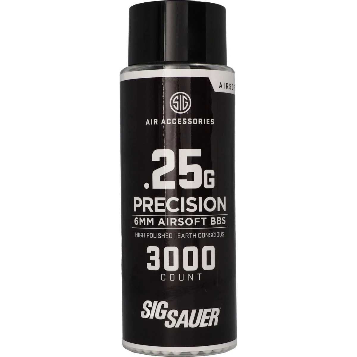 Sig Sauer 6mm .25g Polymer BB 3000ct Airgun Pellets AIR-6MM-25G-3K - Main Image